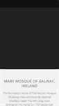 Mobile Screenshot of galway-mosque.ie