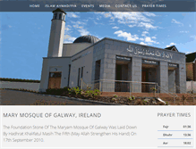 Tablet Screenshot of galway-mosque.ie